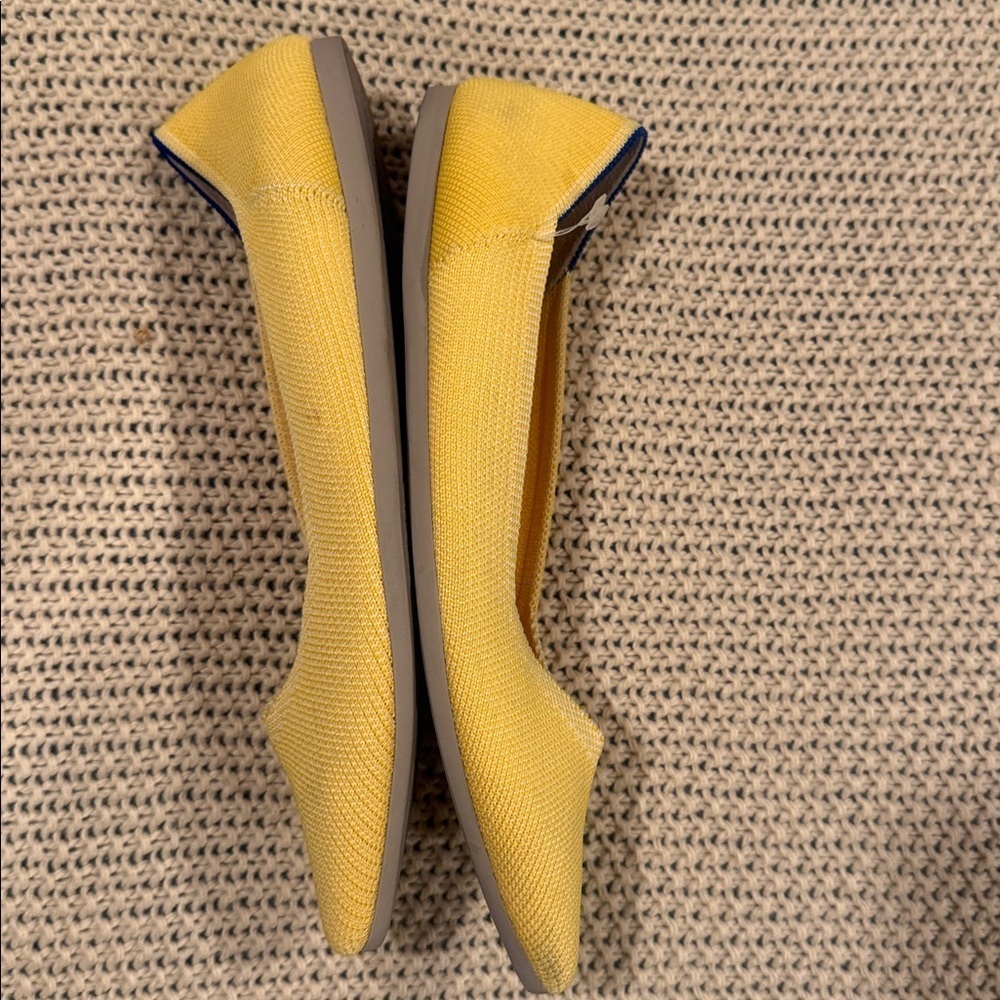 Rothy's Mustard Yellow WOMENS W8/5Pointed Flats - Picture 3 of 11